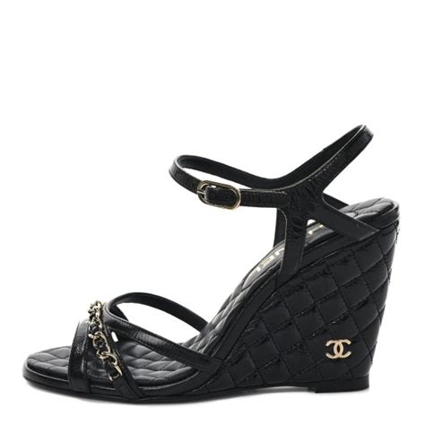 chanel wedges 2021|Chanel sandals official website.